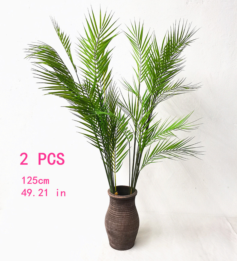 Ficus Lyrata Tree - ขนาดใหญ่ประดิษฐ์ปาล์มต้นไม้สีเขียวปลอมเขตร้อนพืชดอกไม้ Props บ้านตกแต่งโรงแรมสำนักงาน Party Deco เครื่องประดับ