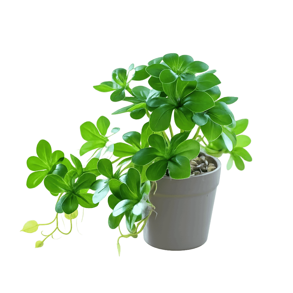 Spider Plant Hanging - บอนไซ ต้นบอนไซประดิษฐ์ ต้นไม้ปลอม ต้นแมงมุมประดิษฐ์ ต้นไม้ปลอมในกระถาง พร้อมกระถาง