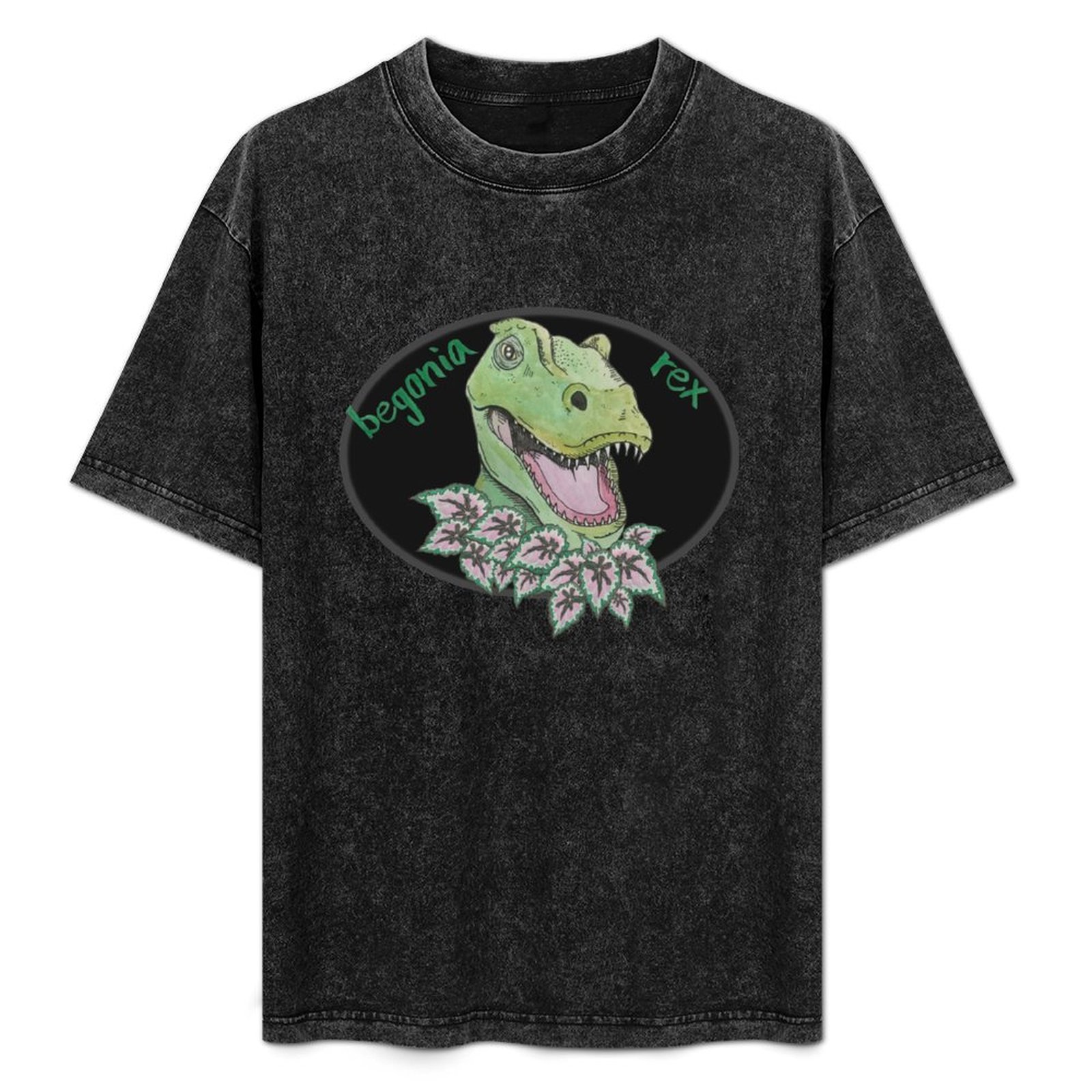 Begonia Rex - เสื้อยืดทีเร็กซ์ เบโกเนีย เสื้อยืดทรงหลวมขนาดใหญ่และสูง
