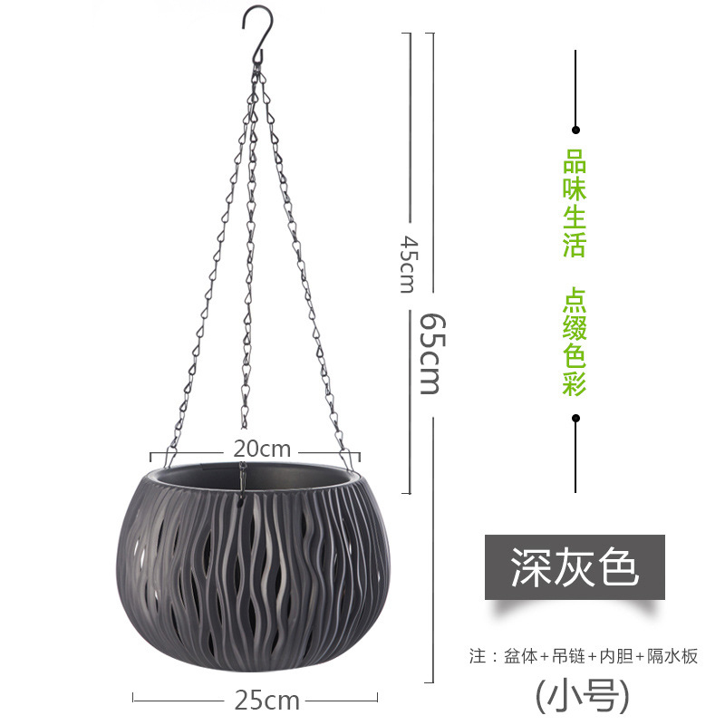 กระถางแขวนพลาสติกหนาพิเศษลายหว - Spider Plant Hanging บทวิจารณ์และราคา